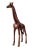 Antique Copper Finish Metal Giraffe Sculpture For Sale - Image 10 of 10