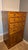 Antique Tiger Maple Gentleman’s Chest of Drawers Late Victorian Curly Maple Chiffonier Refinished Fiddleback Wood Tallboy Cabinet 53" For Sale - Image 16 of 16