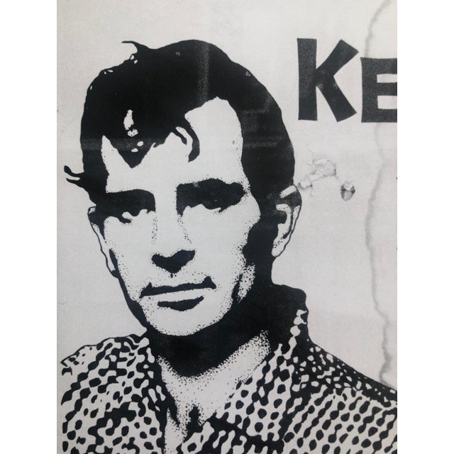 Fred McDarrah, Vintage Print Silver Gelatin Signed Photograph Jack Kerouac Street Sign Photo For Sale - Image 4 of 9