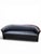 Wood Vintage Ekornes Scandinavian Modern Black Leather Sofa With Rosewood Accents For Sale - Image 7 of 9