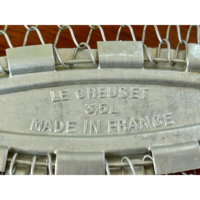 1950s Le Creuset Raymond Loewy "La Coquelle" Casserole Dish With Insert For Sale - Image 5 of 10
