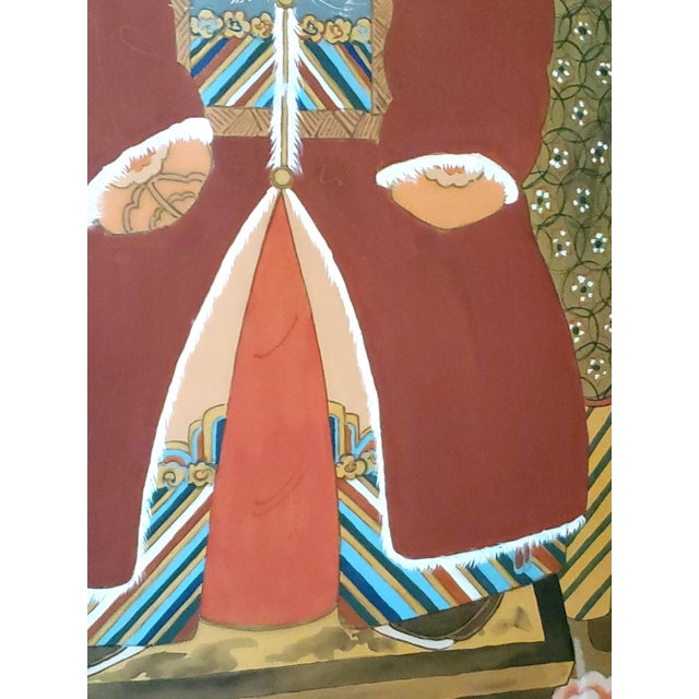 Paintings Chinese Ancestral Portraits Large Pair For Sale - Image 11 of 17