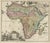 Antique Map of Africa by Allard, 1697 For Sale