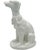 Mid 20th Century Vintage Greyhound Dog White Ceramic Statue For Sale - Image 5 of 12
