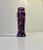 Antique vase in deep purple glass. Hand-decorated with flowers. Very similar to early jugend pieces from Ferdinand Von...