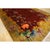 Textile 1920s Large Long Narrow Antique Red Shah Abbas Floral Chinese Art Deco Rug For Sale - Image 7 of 9