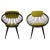 Wood Set of Circle Armchairs attributed to Yngve Ekström for Swedese Meubel, Sweden, 1960s For Sale - Image 7 of 7