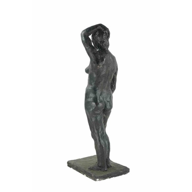 Modern Anton Russev, Nude of Woman, 1960s, Chalk Sculpture For Sale - Image 3 of 7