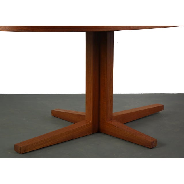 Heltborg Møbler John Mortensen for Heltborg Mobler Dining / Conference Table in Teak For Sale - Image 4 of 10