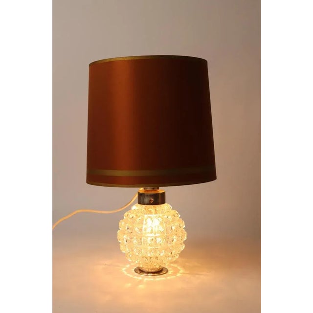 Small Table Lamp with Illuminated Lamp Foot, 1960s For Sale - Image 6 of 7