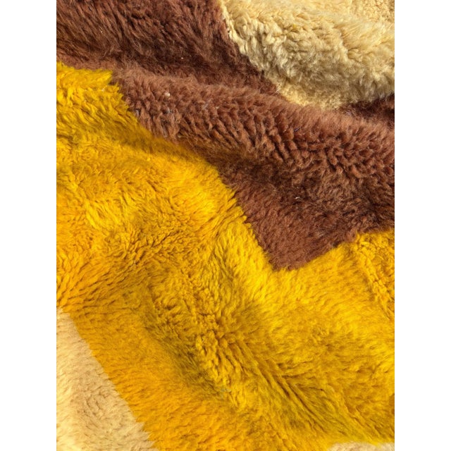 Early 21st Century Moroccan Mrirt Wool Rug, 2010s For Sale - Image 5 of 10