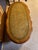 French Provincial Vintage Mid-Century French Provincial Oval Coffee Table With Tooled Leather Top For Sale - Image 3 of 7