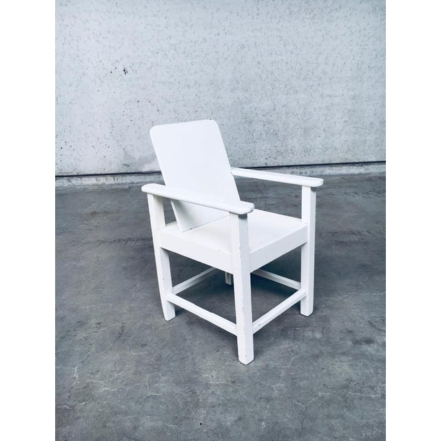 Set of Art Deco Handmade Childrens Armchair Set, Belgium, 1920s For Sale - Image 12 of 18