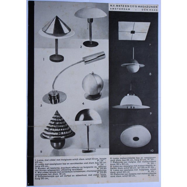 Ceiling Light by Elmar Berkovich for Metz & Co., 1932 For Sale - Image 6 of 7