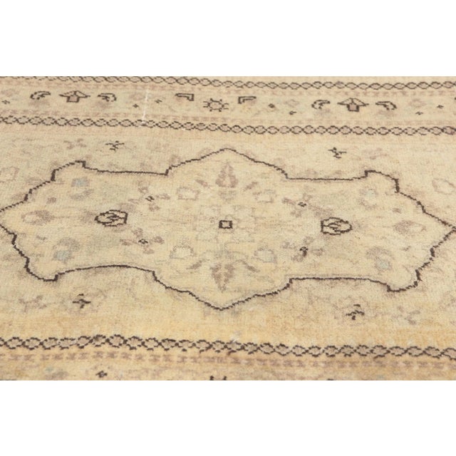 Mid 20th Century Mid 20th Century Oversized Vintage Persian Tabriz Rug, 13'09 X 18'10 For Sale - Image 5 of 10