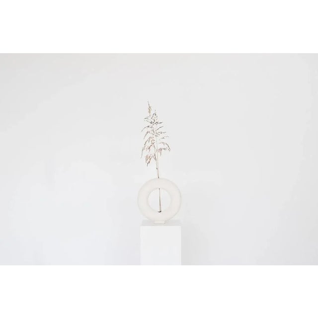 White Matt Vacuum Vases by Valeria Vasi, Set of 8 For Sale - Image 4 of 7