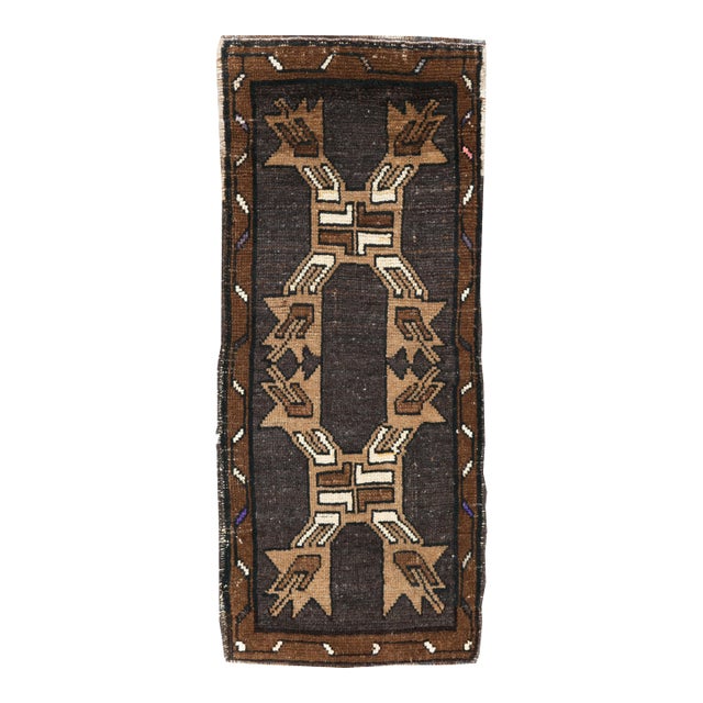 Galerie Shabab Collection Mid-20th Century Turkish Anatolian Throw Rug For Sale