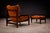 Alexandre Rapoport Brazilian Rosewood Armchair With Ottoman in Burnt Caramel Mohair, Brazil, 1960s For Sale - Image 16 of 17