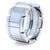 2020s Cartier 18ct White Gold Tank Française Ring 14.81g, Size 9 For Sale - Image 5 of 11