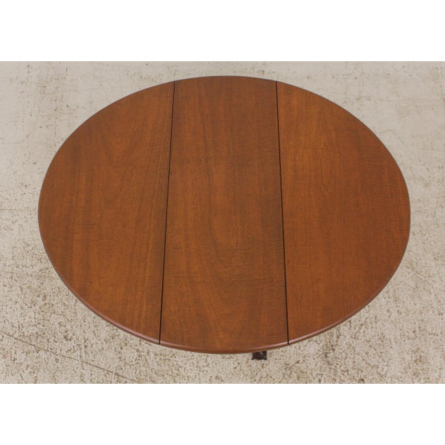 1960s Kittinger Cw-134 Ball & Claw Colonial Williamsburg Drop Leaf Table For Sale - Image 5 of 13
