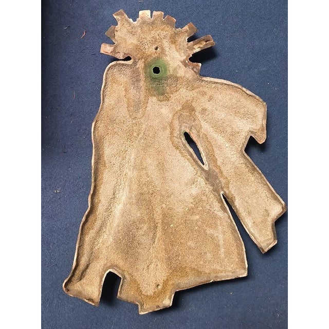 1970s Naval Decoration of Woman with Rays by St. Loff, 1975 For Sale - Image 5 of 6