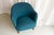 Danish Modern Easy Chair in Teal Blue, 1950s For Sale - Image 10 of 18