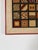 Textile 1970s Vintage Geometric Hand Embroidered Needlepoint Textile Wall Art, Framed For Sale - Image 7 of 12