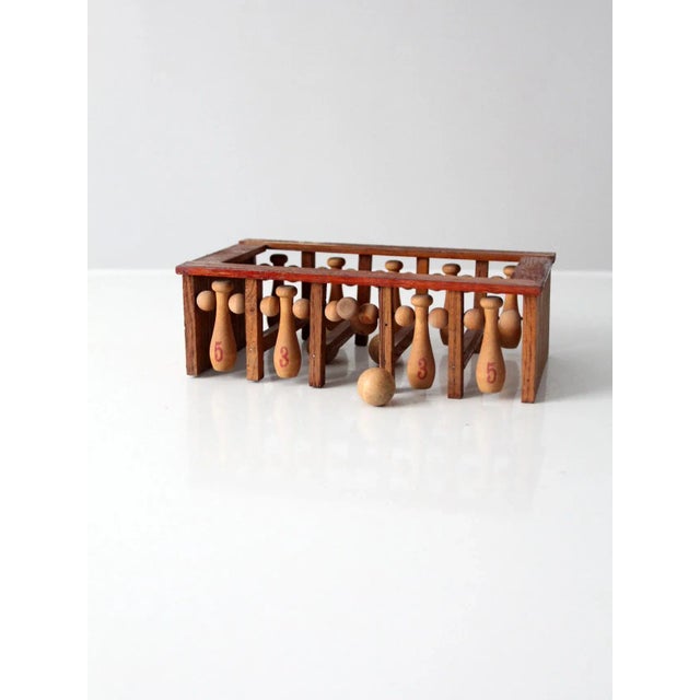 Brown Antique Parker Brothers Box Ball Game For Sale - Image 8 of 11