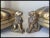 Pair Antique 19thC Victorian, Gothic Candlesticks Lions Dore Bronze For Sale - Image 10 of 12