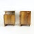 Art Deco Bedside Tables in Walnut, Czechoslovakia, 1930s, Set of 2 For Sale - Image 9 of 14