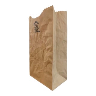 Michael Harvey Ceramic Brown Paper Bag Pop Art Sculpture, 1970s (Canada) For Sale