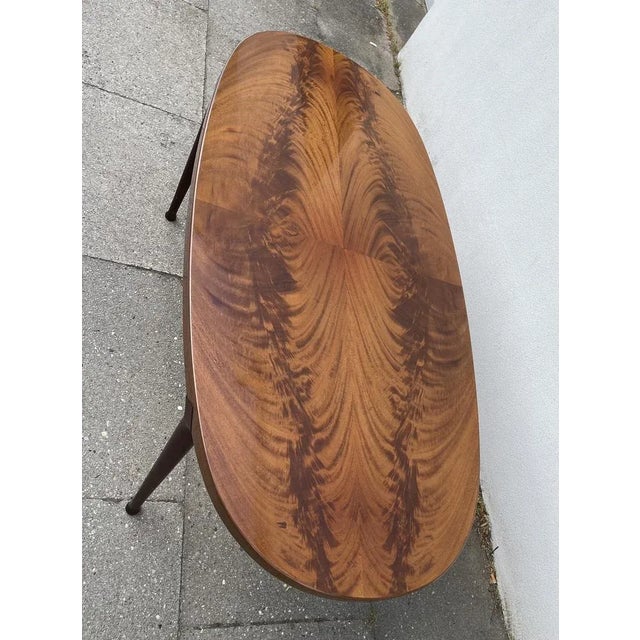 Vintage Coffee Table in Walnut, 1950s For Sale - Image 6 of 12