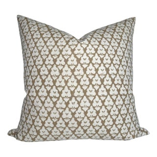 Arboreta Floral Pillow Cover in Brown - 22x22 For Sale