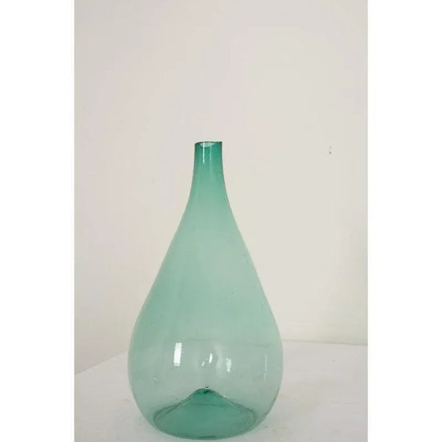 Italian Early 19th Century Blown Glass Damigiana For Sale - Image 4 of 7