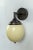 Ostrich Egg Cast Brass Arm Sconce For Sale - Image 4 of 11