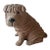 1986 Shar Pei Dog Sculpture Sandicast For Sale - Image 10 of 12