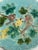 Pair French Antique Majolica Bird & Grape Pates by Sarreguemines, C1880 For Sale - Image 10 of 15