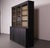 Black English Glazed Painted Bookcase With Adjustable Shelving - Circa 1880 For Sale - Image 8 of 13