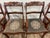 Traditional Vintage Mahogany Rose Back Regency Style Ladderback Dining Chairs - Set of 6 For Sale - Image 3 of 9