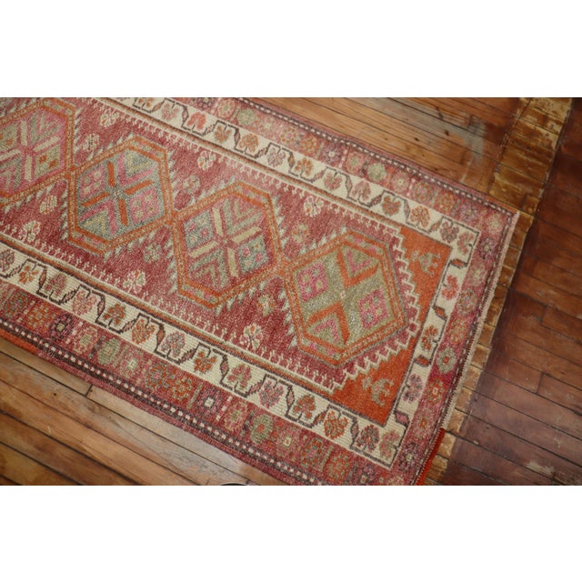 Vintage Rare Turkish Long Runner - 2'11" x 30'1" For Sale - Image 4 of 10