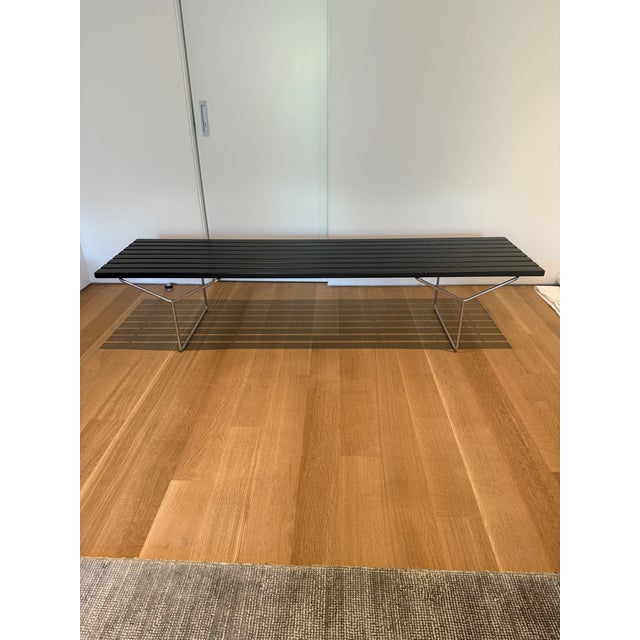 Black Harry Bertoia Bench for Knoll For Sale - Image 8 of 8