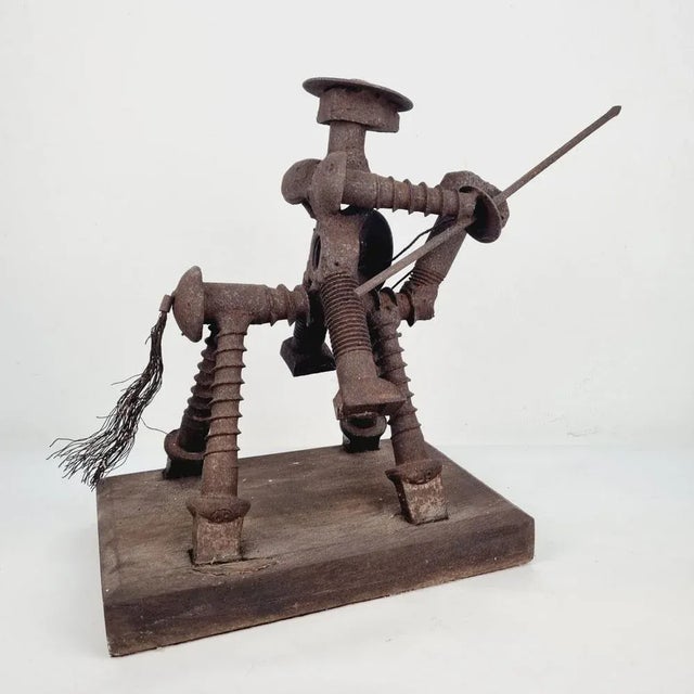 Brown Iron Home Decoration, 1970s For Sale - Image 8 of 14