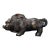 Late 19th Century Gilt Bronze Boar Statue, Mythical Pig Figure, 1.2kg For Sale