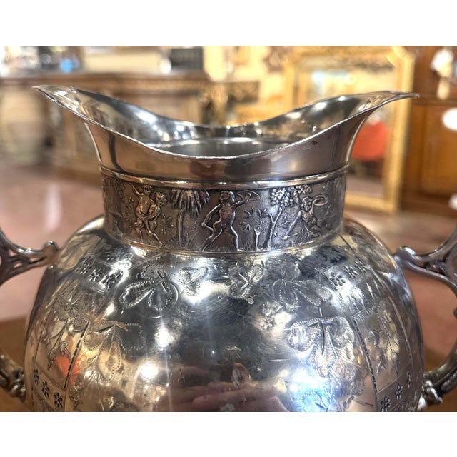 Early 20th Century English Silver-Plated Samovar With Lion Finial For Sale - Image 9 of 12
