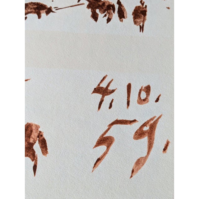 Modern Pablo Picasso, Matadors, Picadors & Bulls, 1961, Lithograph For Sale - Image 3 of 6