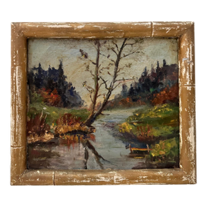 Beautiful Vintage Landscape Painting