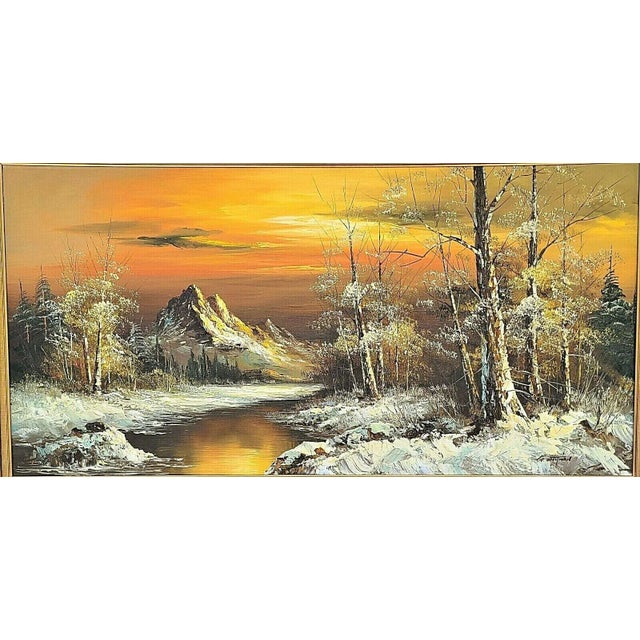 Offering One Of Our Recent Palm Beach Estate Fine Art Acquisitions Of A Vintage Huge 48" Original Signed G WHITMAN...