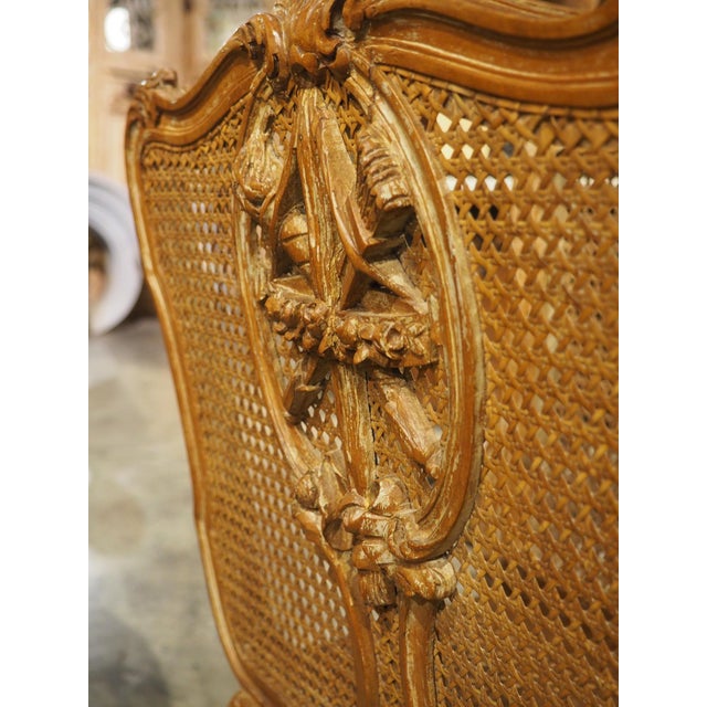 Early 1900s French Caned Louis XVI Style Porte-Revues Music Sheet Holder For Sale - Image 18 of 18