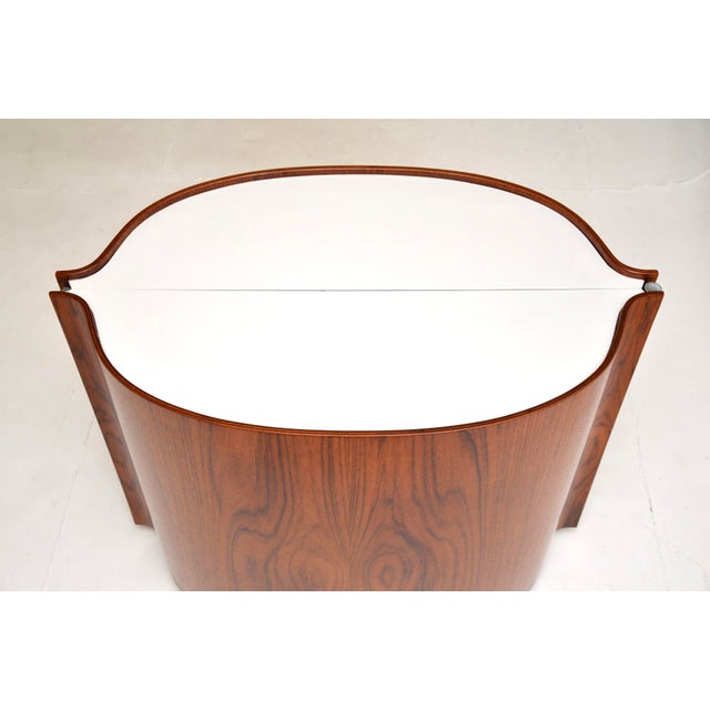 Brown Vintage Italian Drinks Cabinet by Eugenio Gerli for Tecno, 1960s For Sale - Image 8 of 12