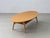 Beige Mid-Century Scandinavian Oval Coffee Table with Shelf For Sale - Image 8 of 13